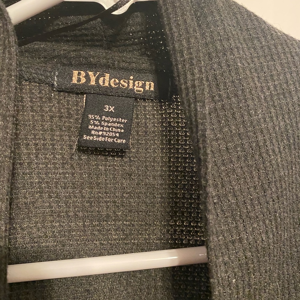 By design open front cardigan. - Picture 3 of 3